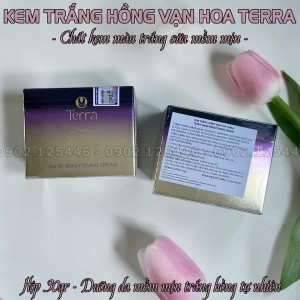 KEM TRẮNG HỒNG VẠN HOA TERRA