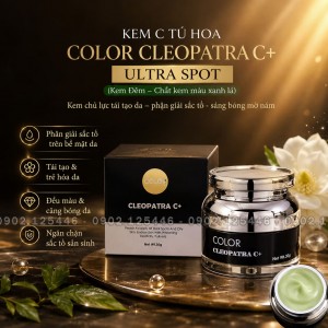 KEM TÚ HOA COLOR CLEOPATRA C+ ULTRA SPOT